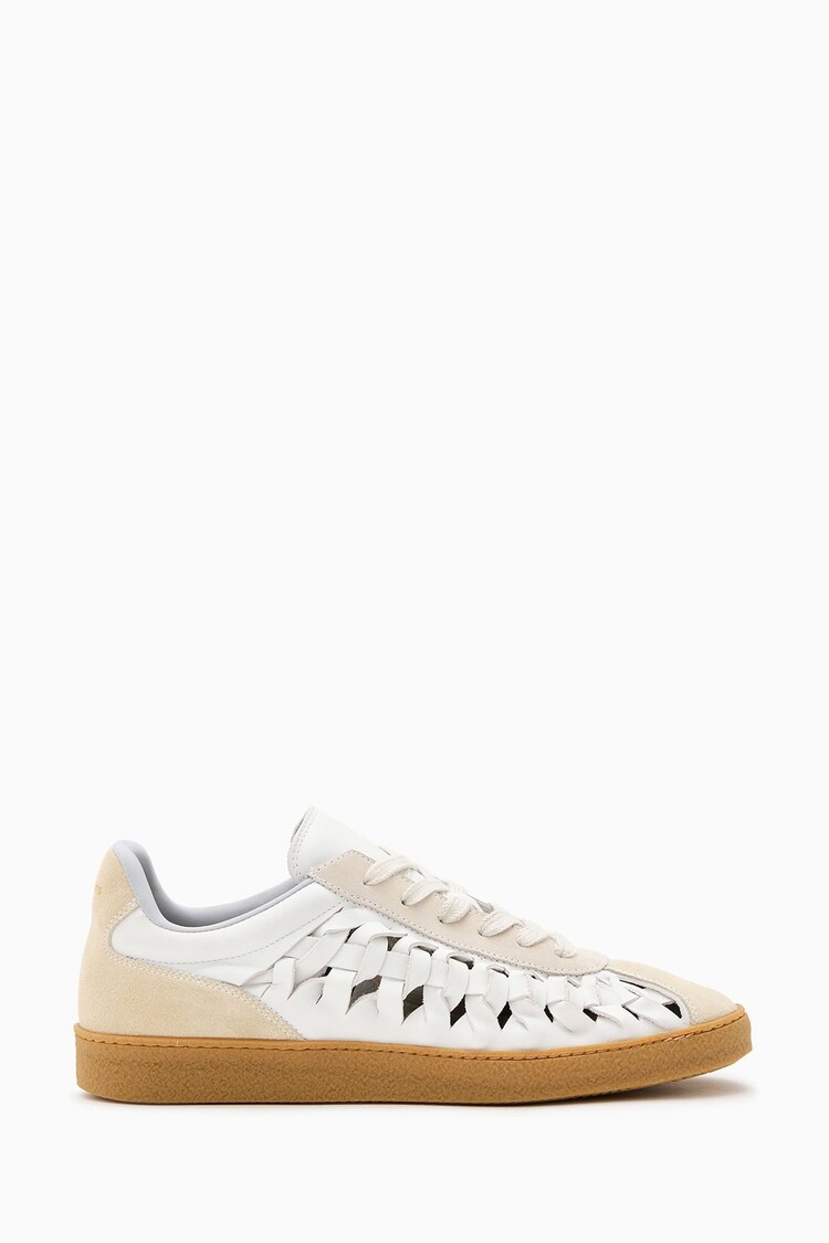 Белый - AllSaints Velma Woven Sneakers - Image 1 of 1
