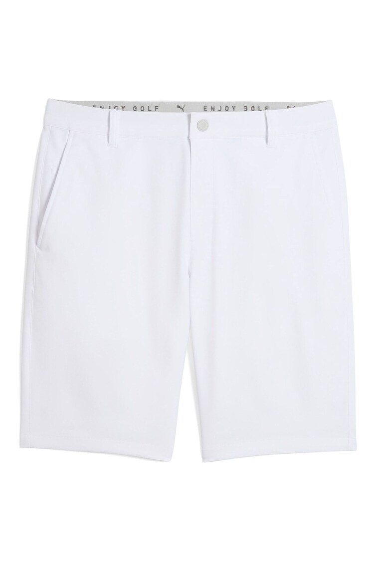Puma White Mens Dealer 10" Golf Shorts - Image 1 of 1