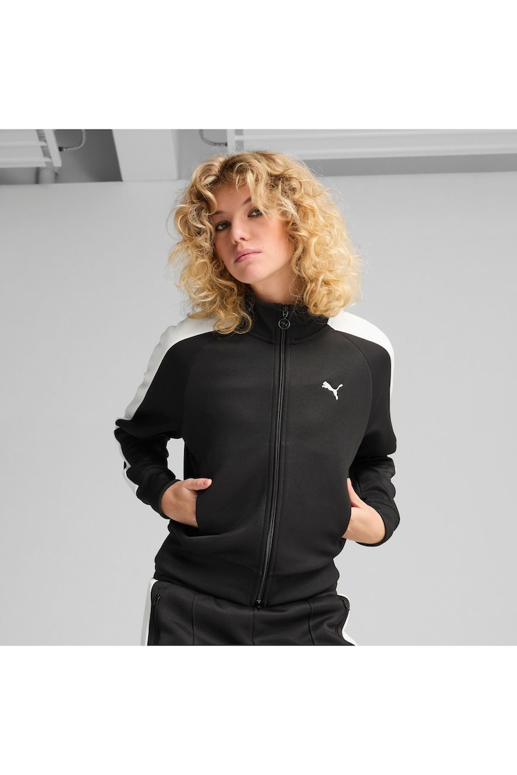 Puma Black Womens T7 ALWAYS ON Short Track Jacket - Image 1 of 1