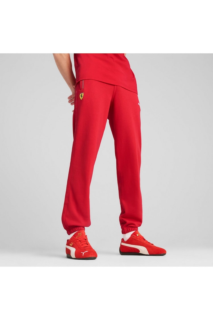 Puma Red Mens Scuderia Ferrari Race Joggers - Image 1 of 1