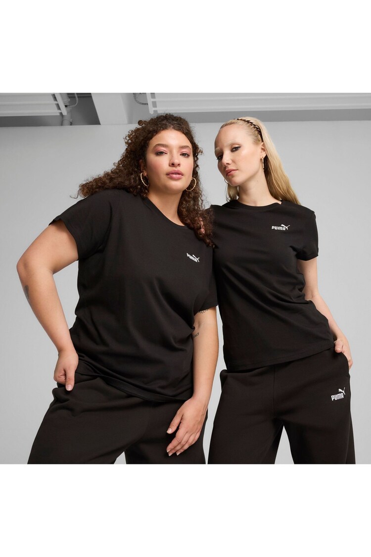 Puma Black Womens ESS Small No. 1 Logo T-Shirt - Image 1 of 1