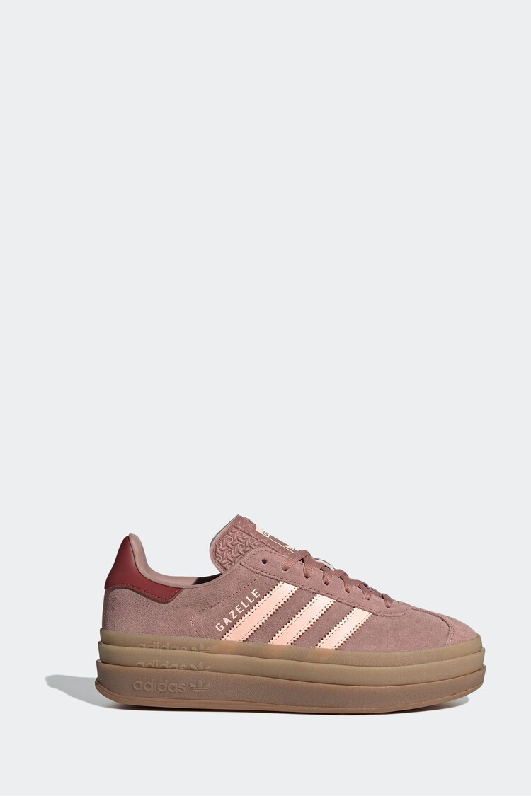 Розовый - adidas Originals Gazelle Bold Trainers - Image 1 of 1