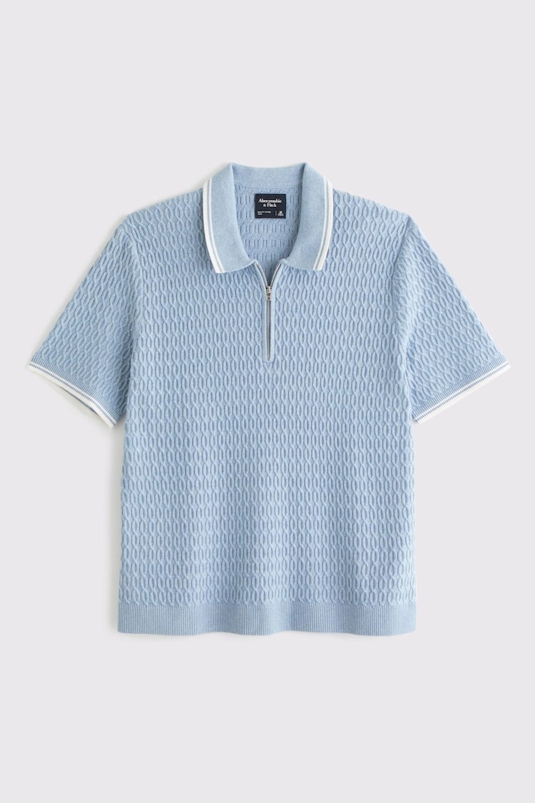 Abercrombie & Fitch Zip Polo Shirt - Image 1 of 1