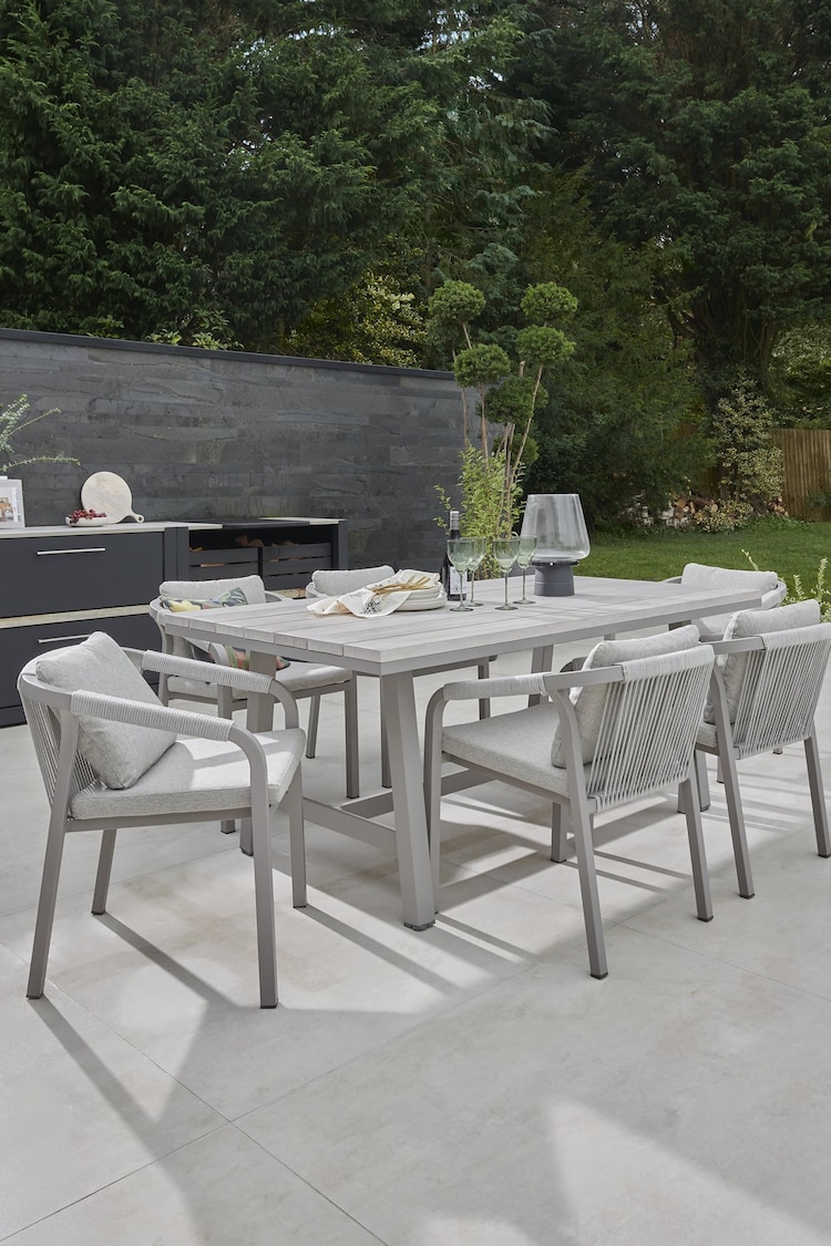 Kettler Pebble Como 6 Seater Garden Dining Set - Image 1 of 1