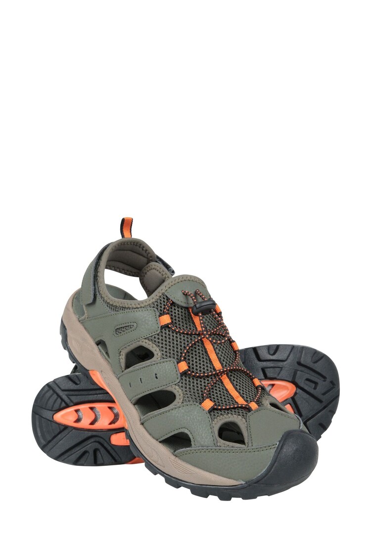 Mountain Warehouse Green Rift Mens Drainage Sandals - Image 1 of 1