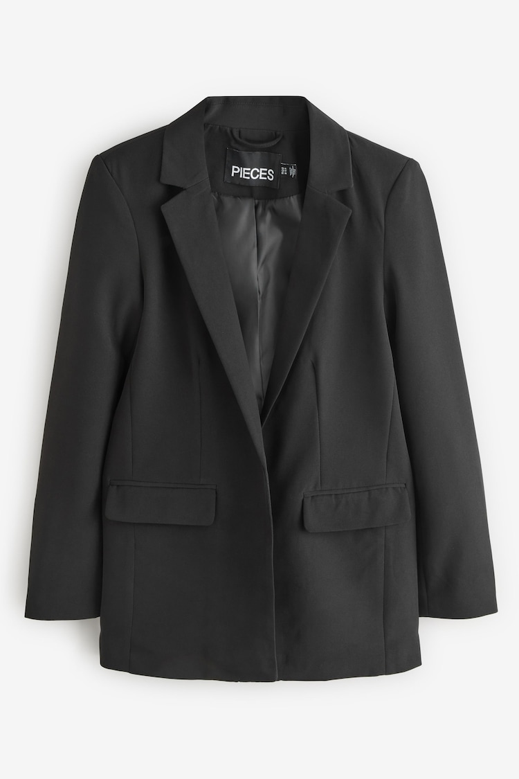 PIECES Black Relaxed Fit Blazer - Image 1 of 1