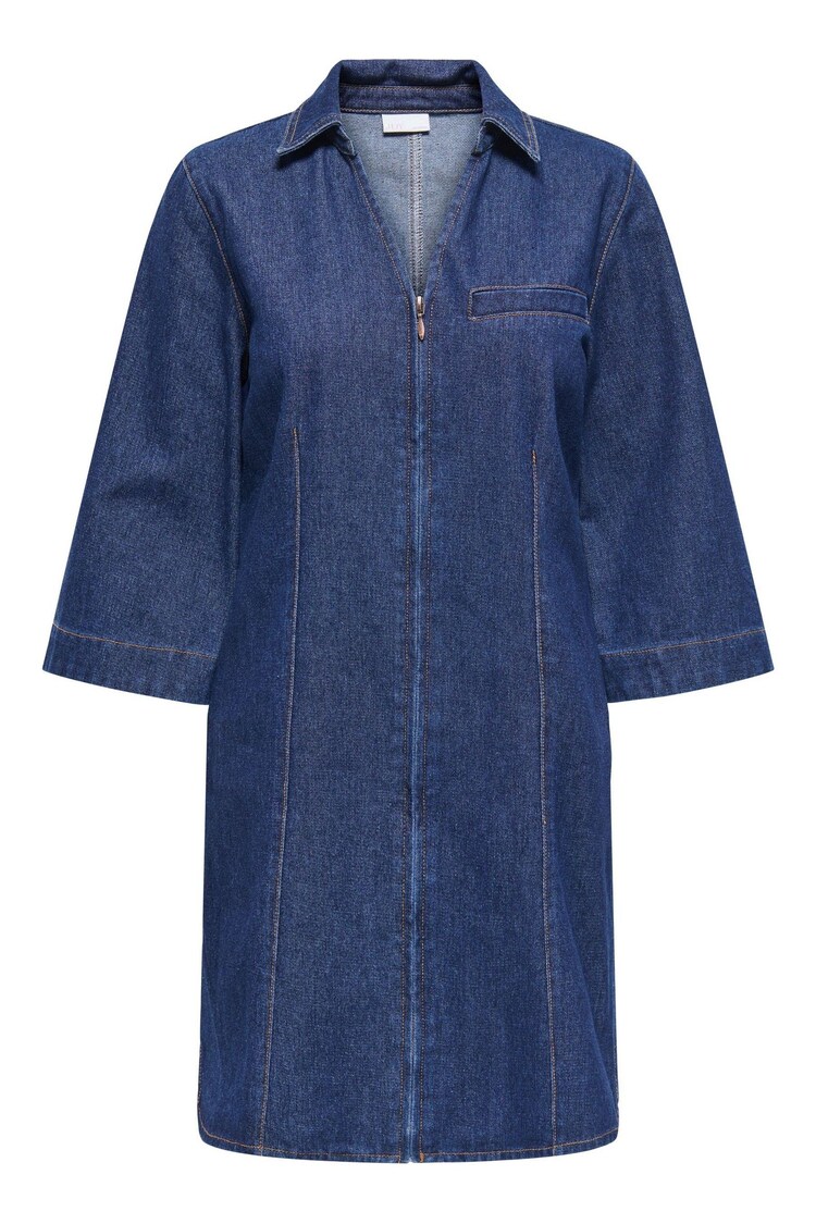 JDY Blue Denim Mini Dress - Image 1 of 1