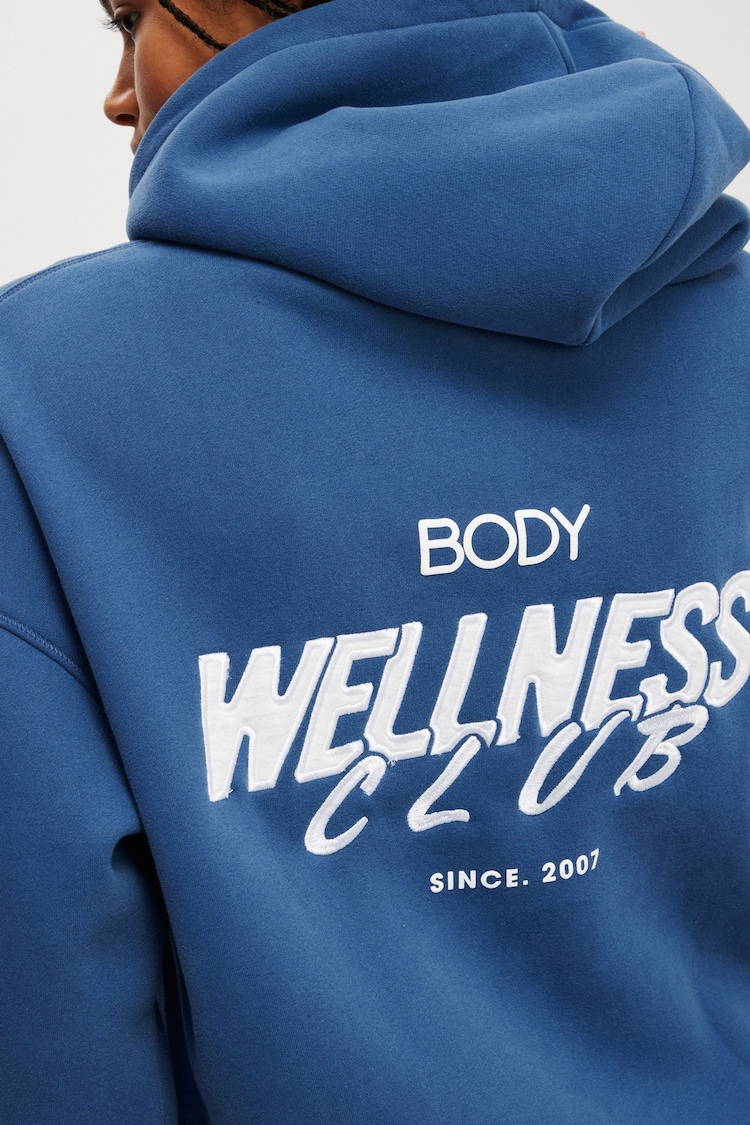 Cotton On Blue Plush Premium Graphic Hoodie - Image 1 of 1