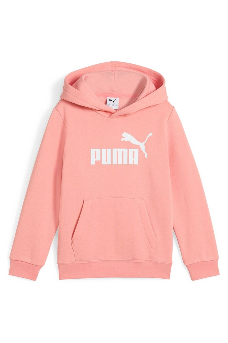 Puma Pink Kids Essentials No. 1 Logo Fleece Hoodie - Image 1 of 1