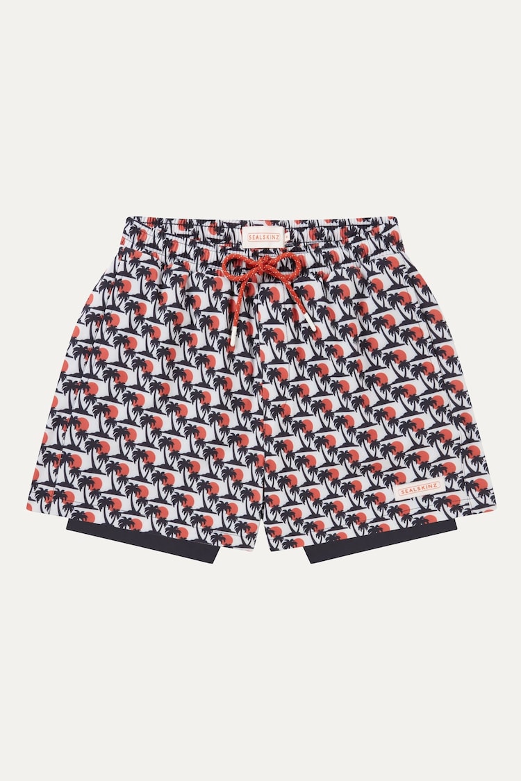 Southwood Quick Dry Fish Print Swim Shorts - Image 1 of 1