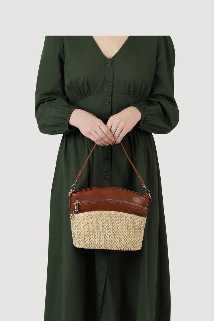 Pavers Brown Adjustable Cross-Body Bag - Image 1 of 1