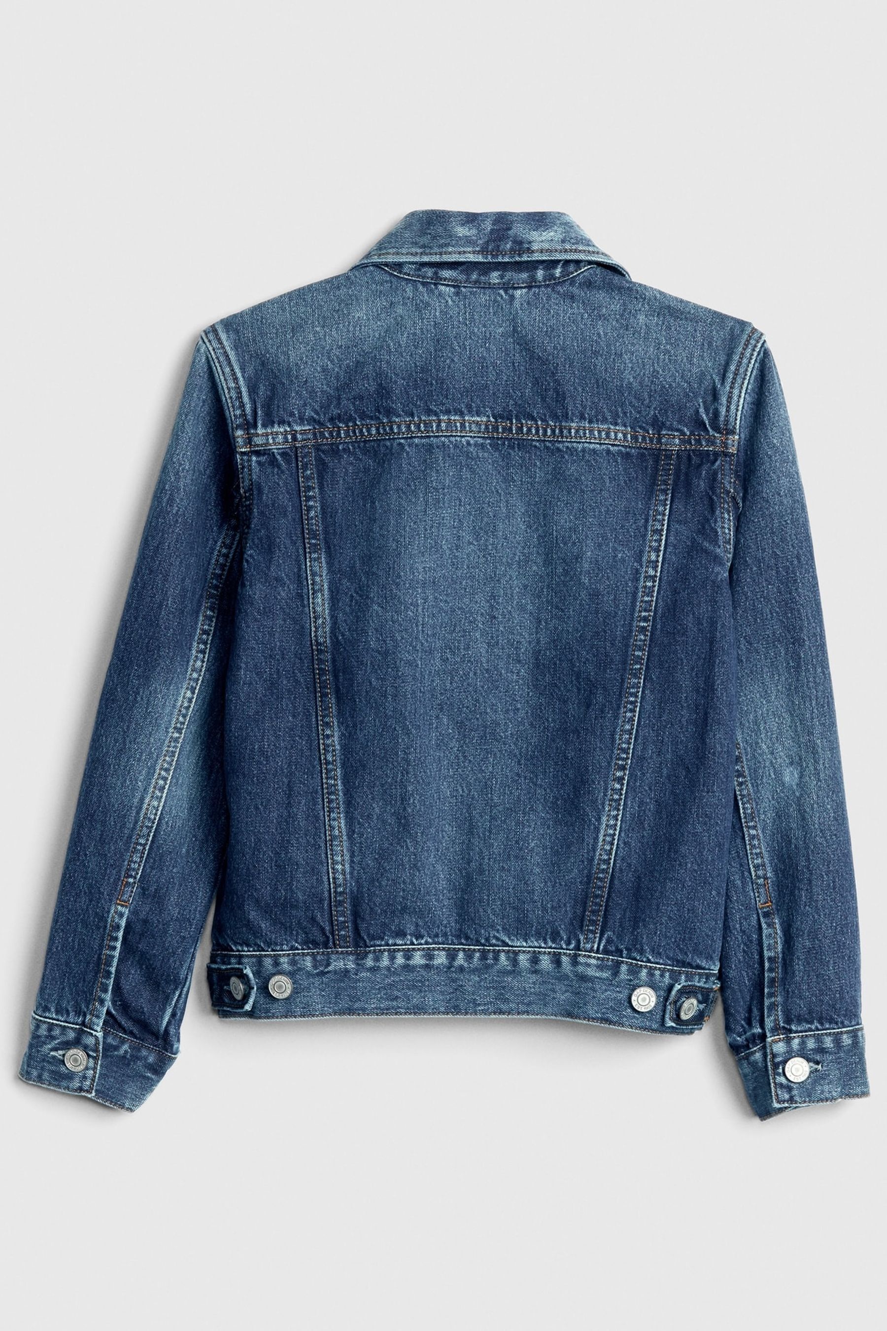 Buy Gap Medium Blue Denim Icon Jacket (4-13yrs) from the Next UK online ...