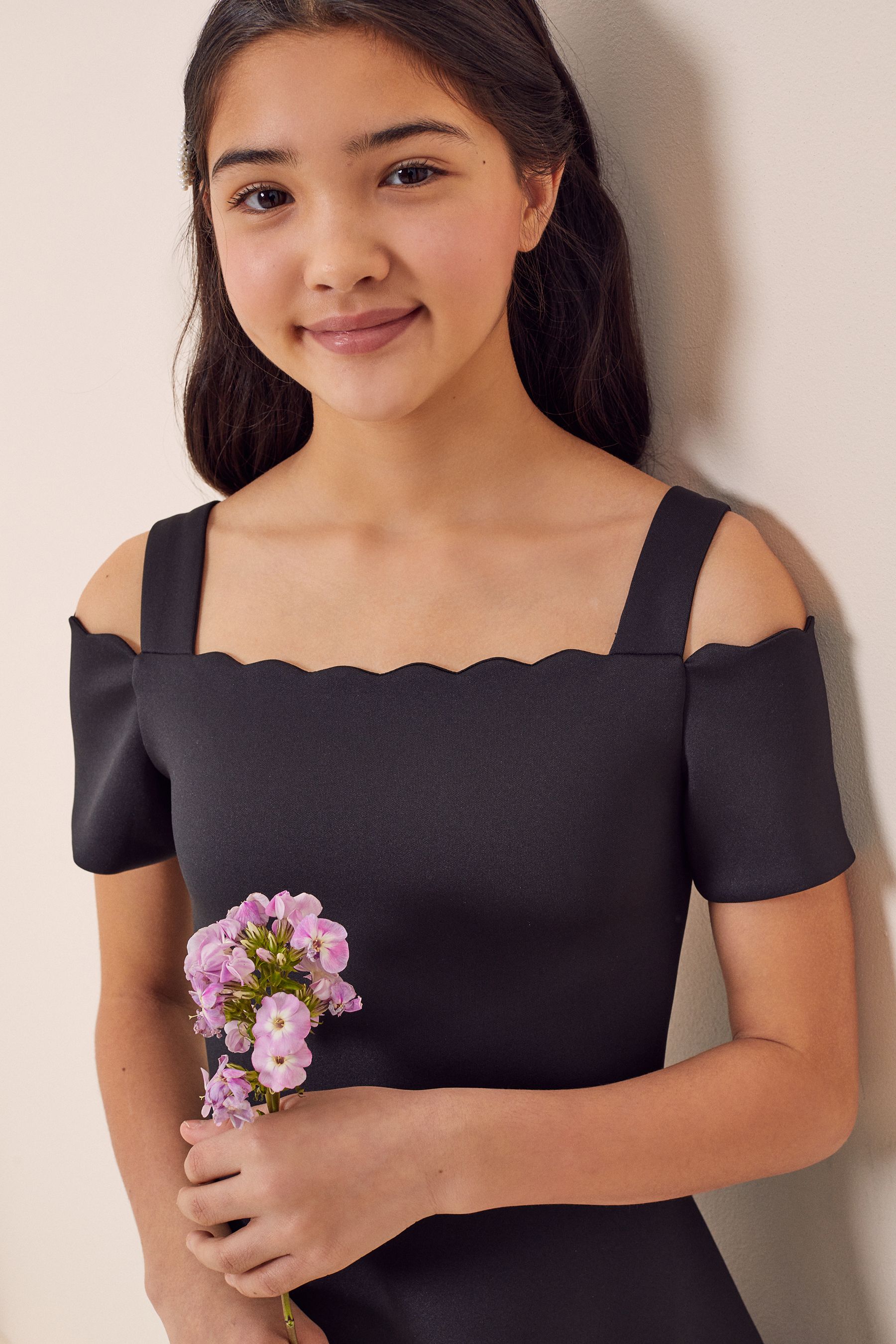 Buy Lipsy Black Scuba Occasion Dress from Next Ireland