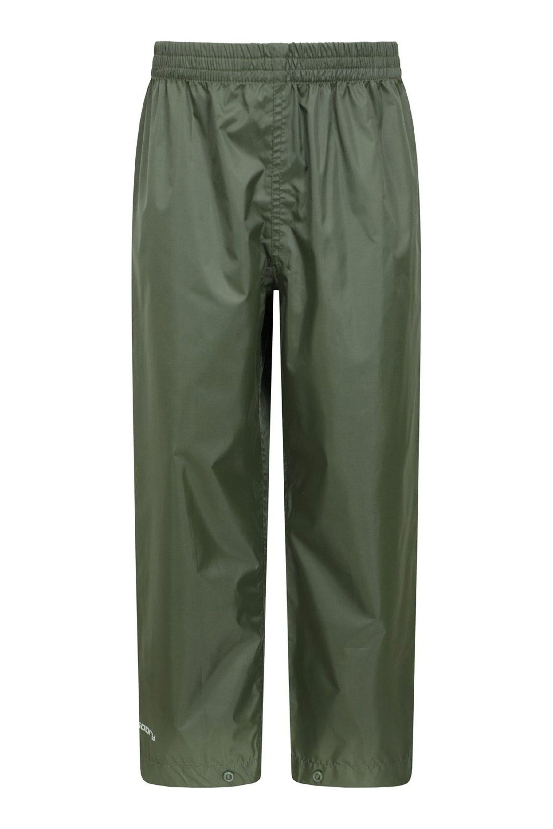 Buy Mountain Warehouse Green Pakka Waterproof Over Trousers Kids from