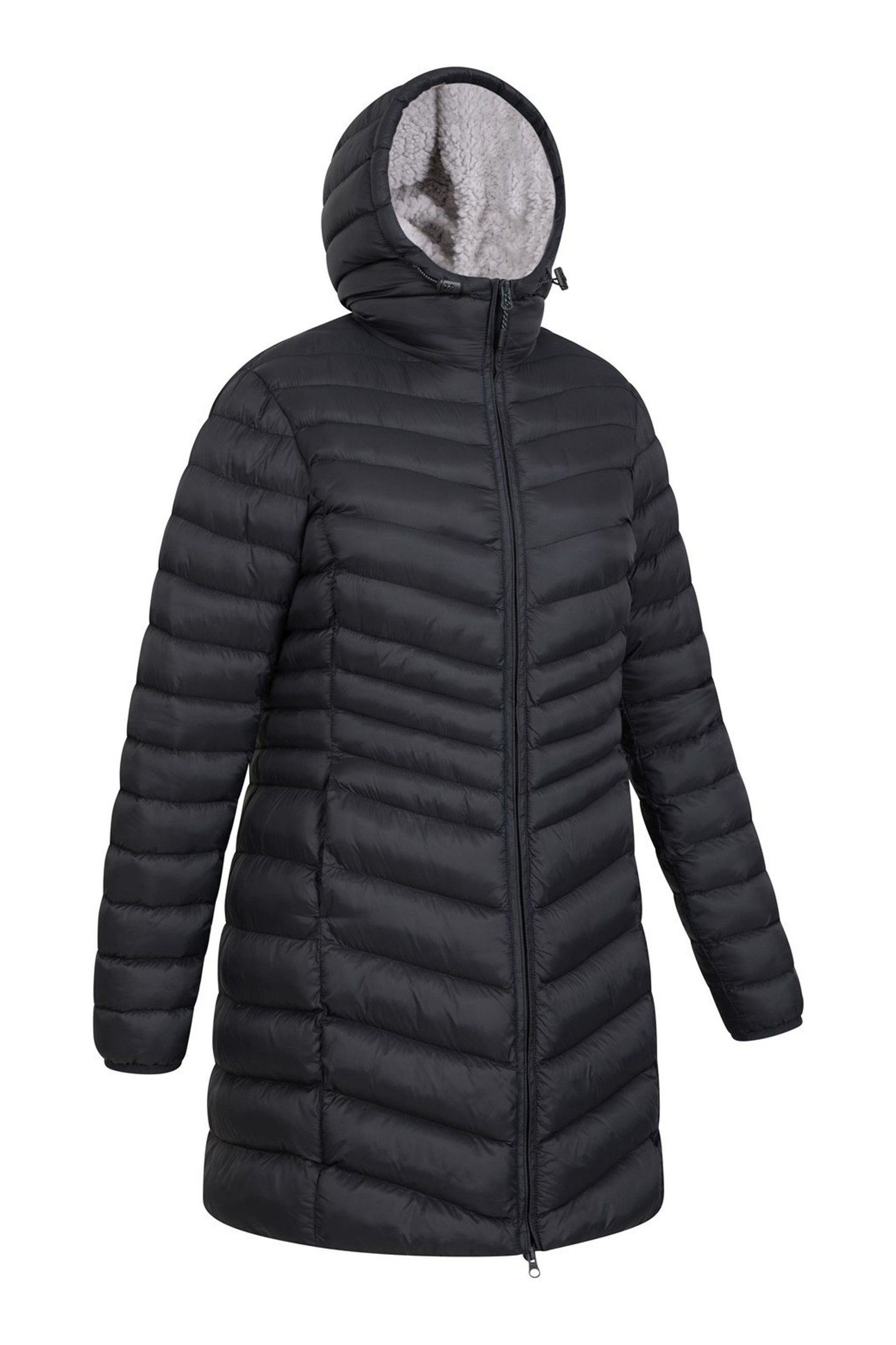Buy Mountain Warehouse Black Florence Fur Lined Padded Jacket Womens