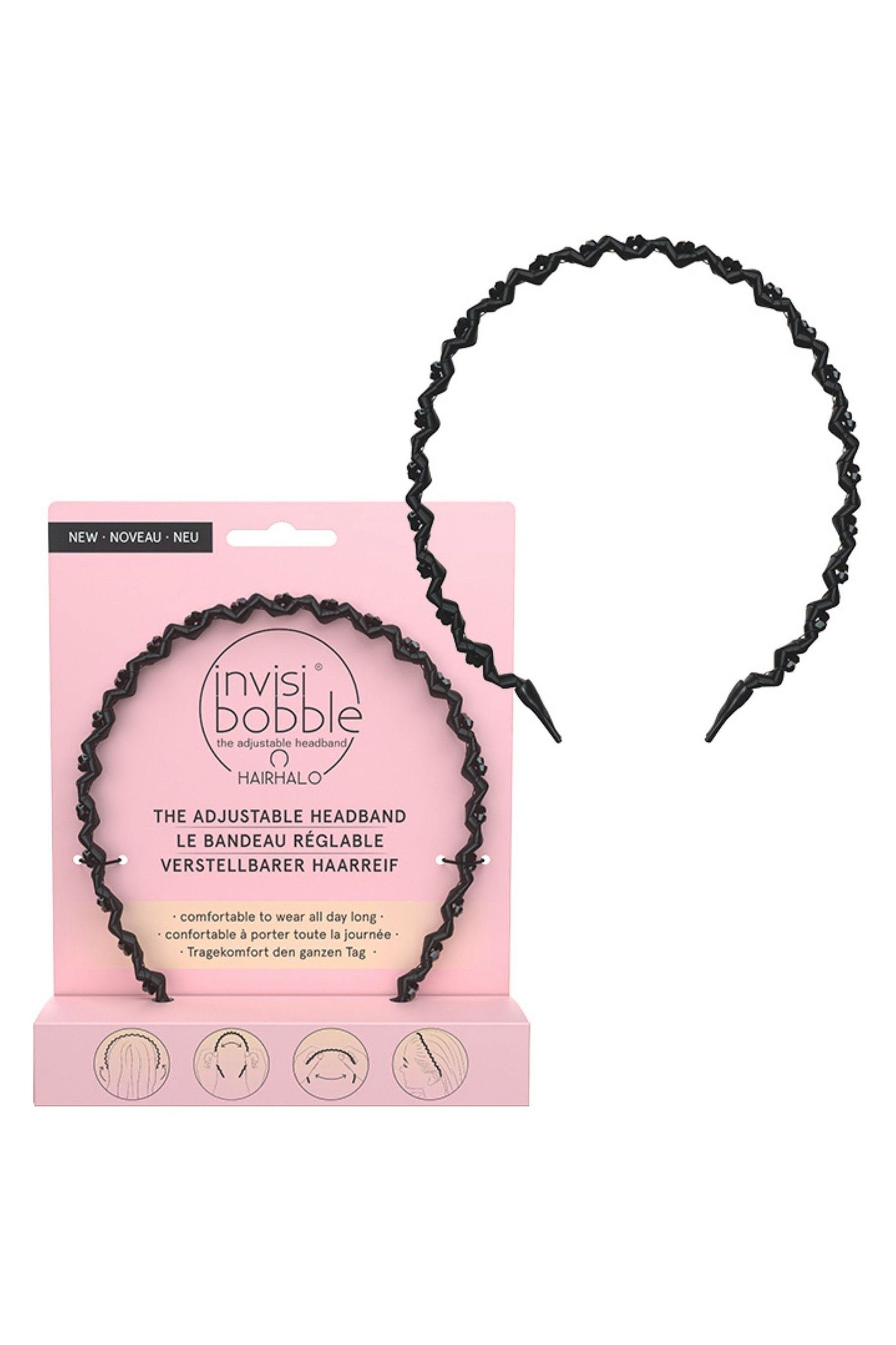 Buy Invisibobble Hair Halo Black Sparkle from the Next UK online shop