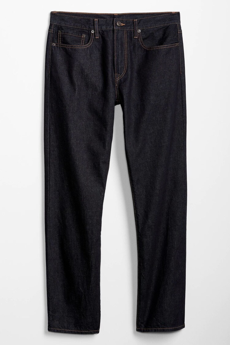 Gap Dark Indigo Blue Straight Fit Stretch Jeans - Image 1 of 1