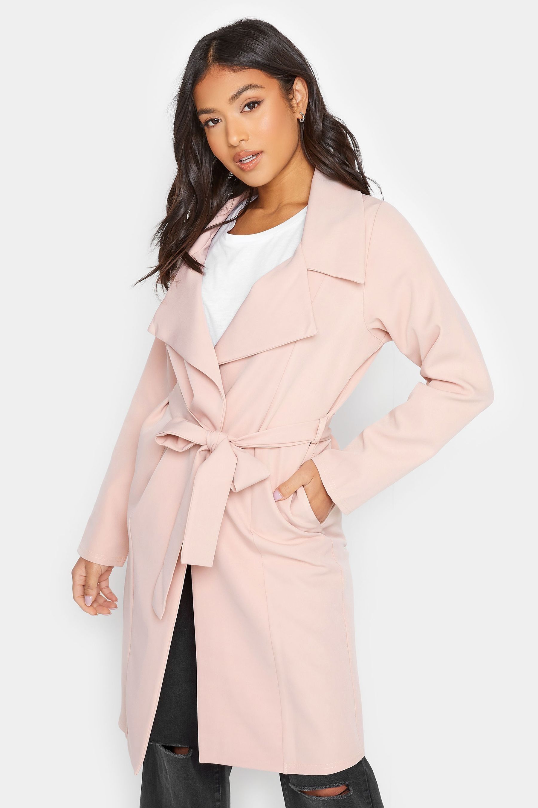 Buy PixieGirl Petite Pink Duster Coat from the Next UK online shop