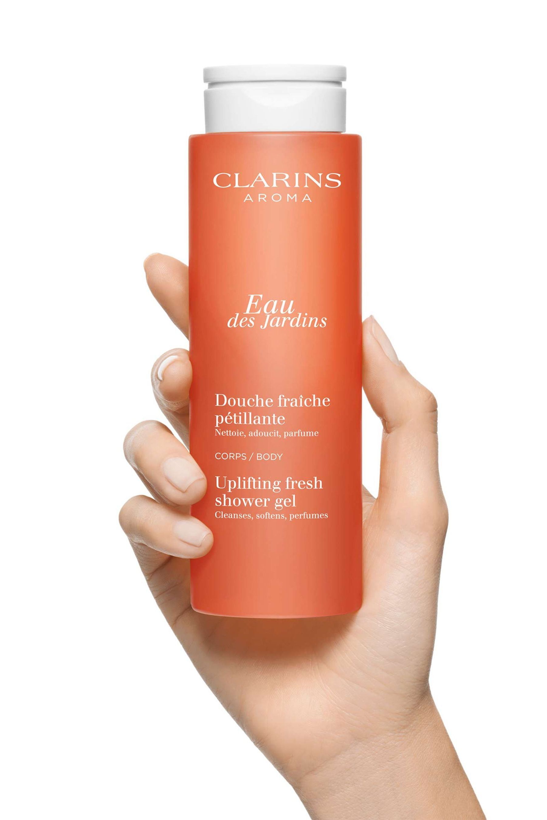 Buy Clarins Eau des Jardins Uplifting Fresh Shower Gel 200ml from the