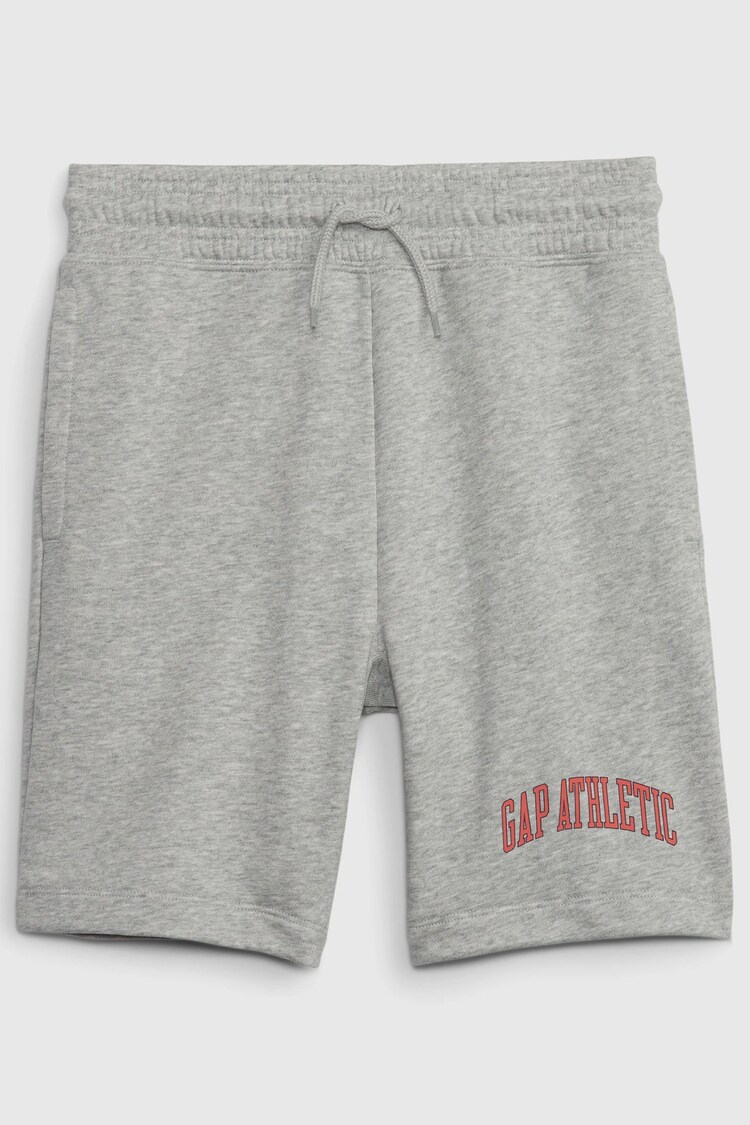 Gap Grey Atheletic Logo Loose Fit Sweat Shorts - Image 1 of 1