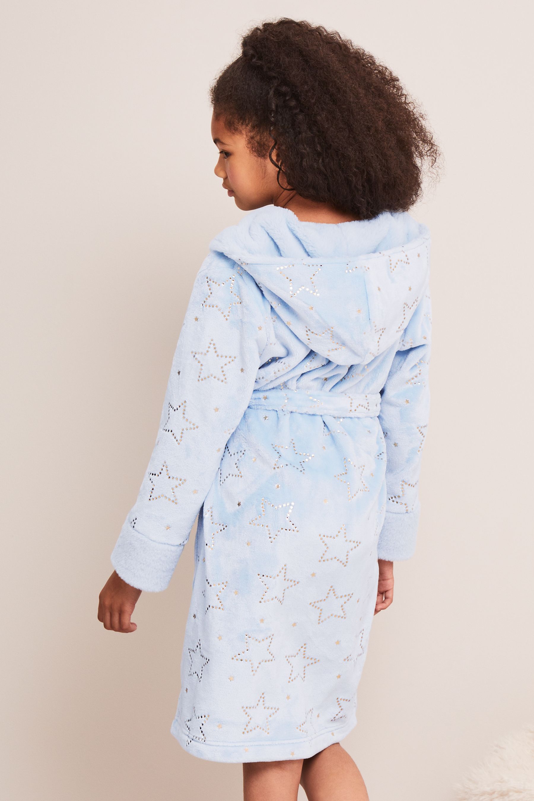 Buy Lipsy Blue Cosy Fleece Dressing Gown from Next Ireland