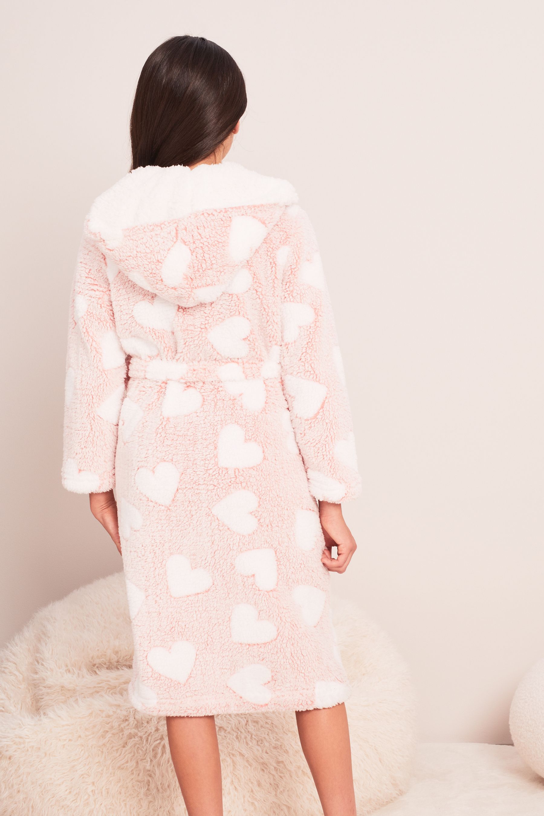 Buy Lipsy Cosy Fleece Longer Line Dressing Gown from Next Latvia