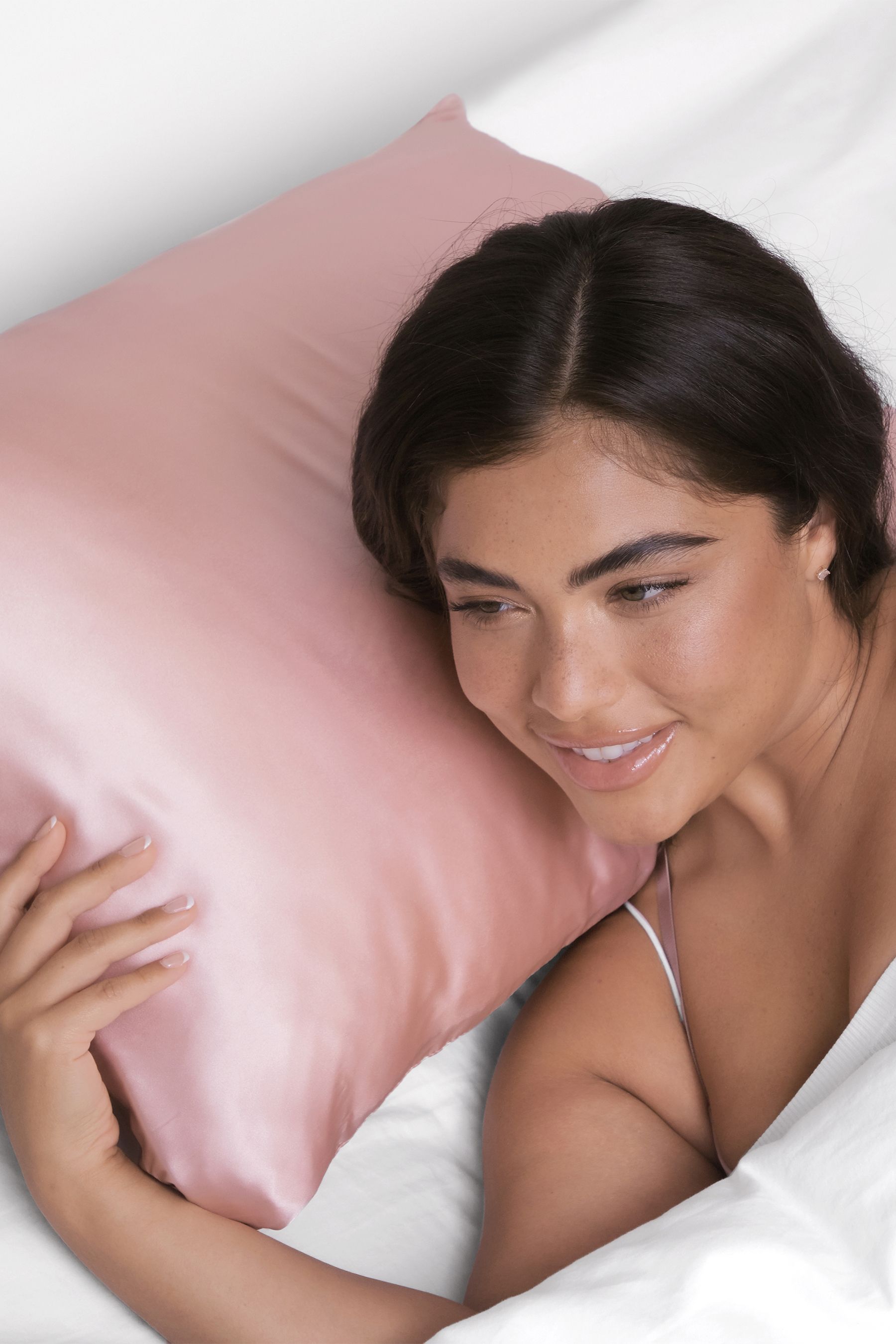 Buy Kitsch Blush Satin Pillowcase from the Next UK online shop