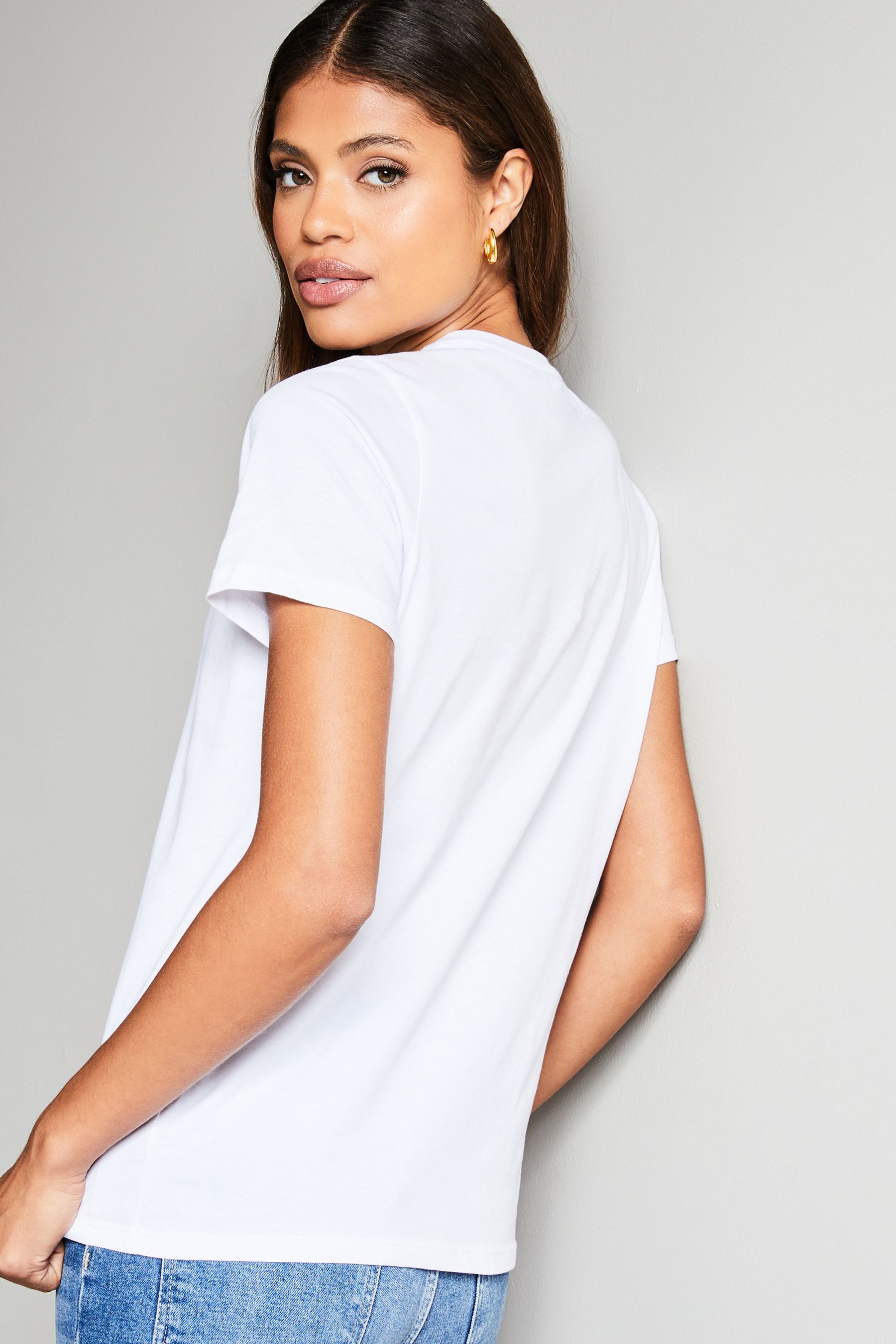 Buy Wear it with Love White Boyfriend TShirt Women from the Next UK