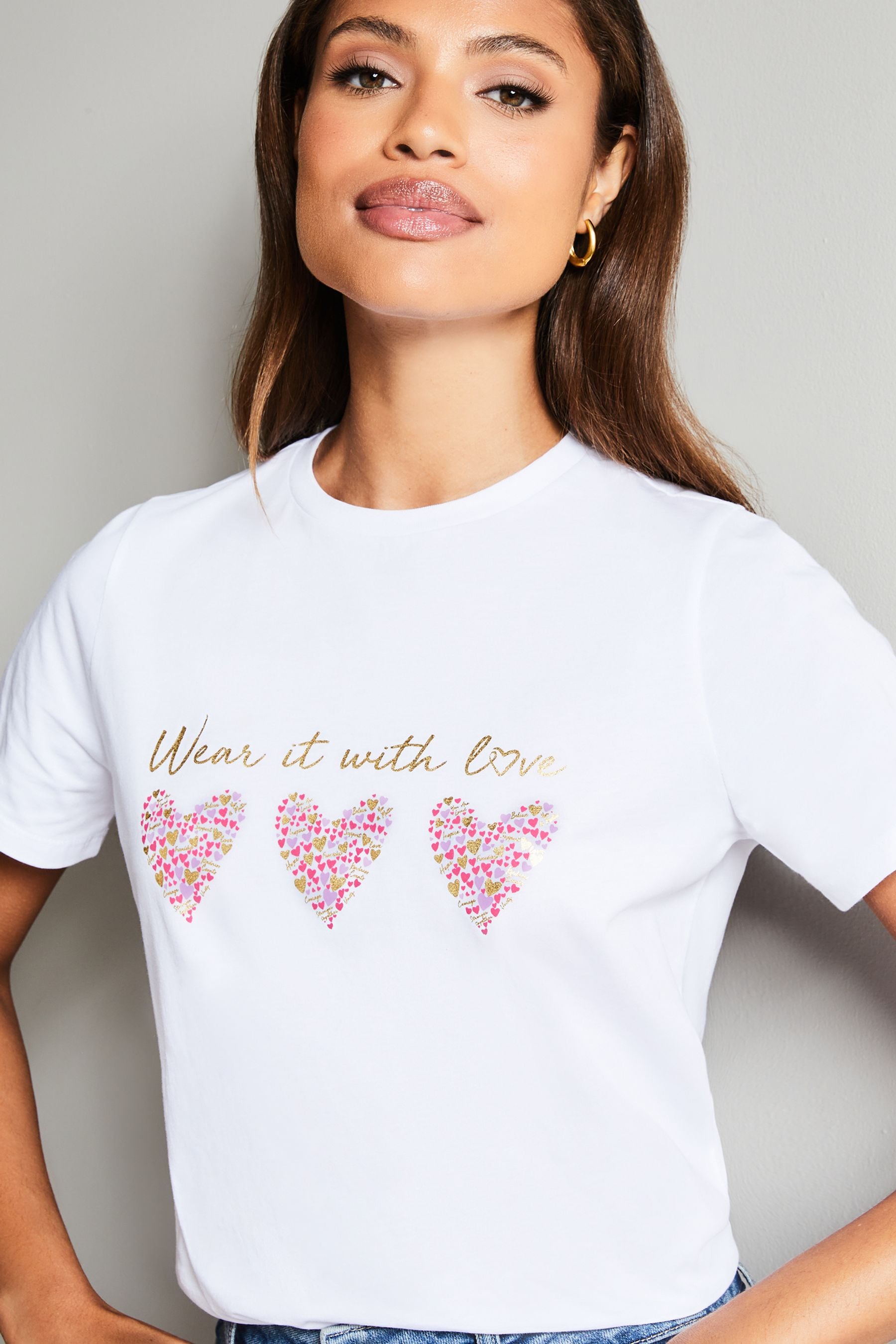 Buy Wear it with Love White Boyfriend TShirt Women from the Next UK
