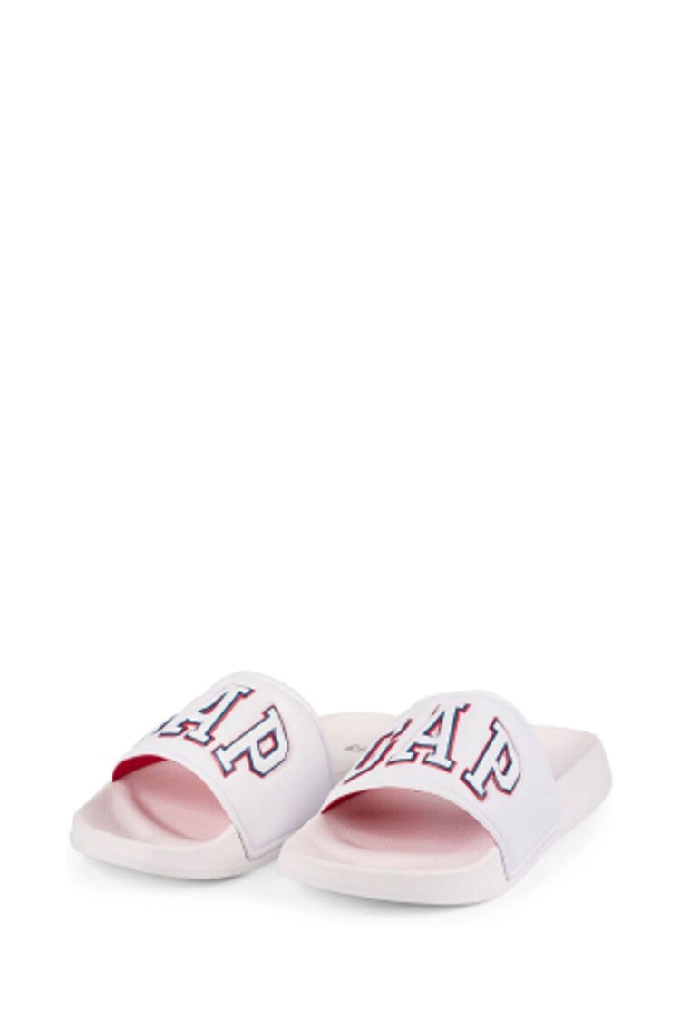 Gap White Austin Logo Sliders - Image 1 of 1