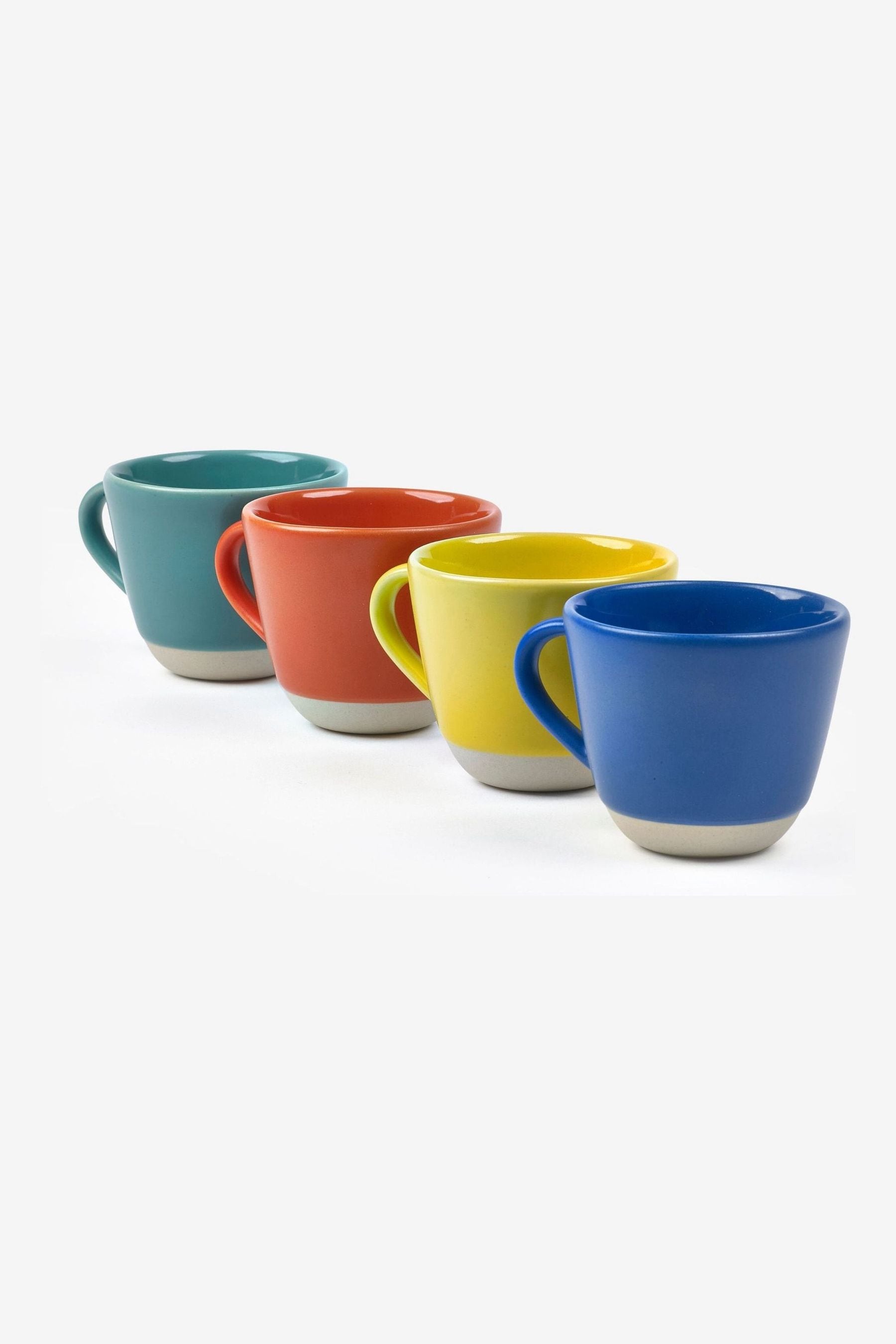 Buy Sur La Table Set of 4 Colour Me Happy Espresso Mugs from the Next