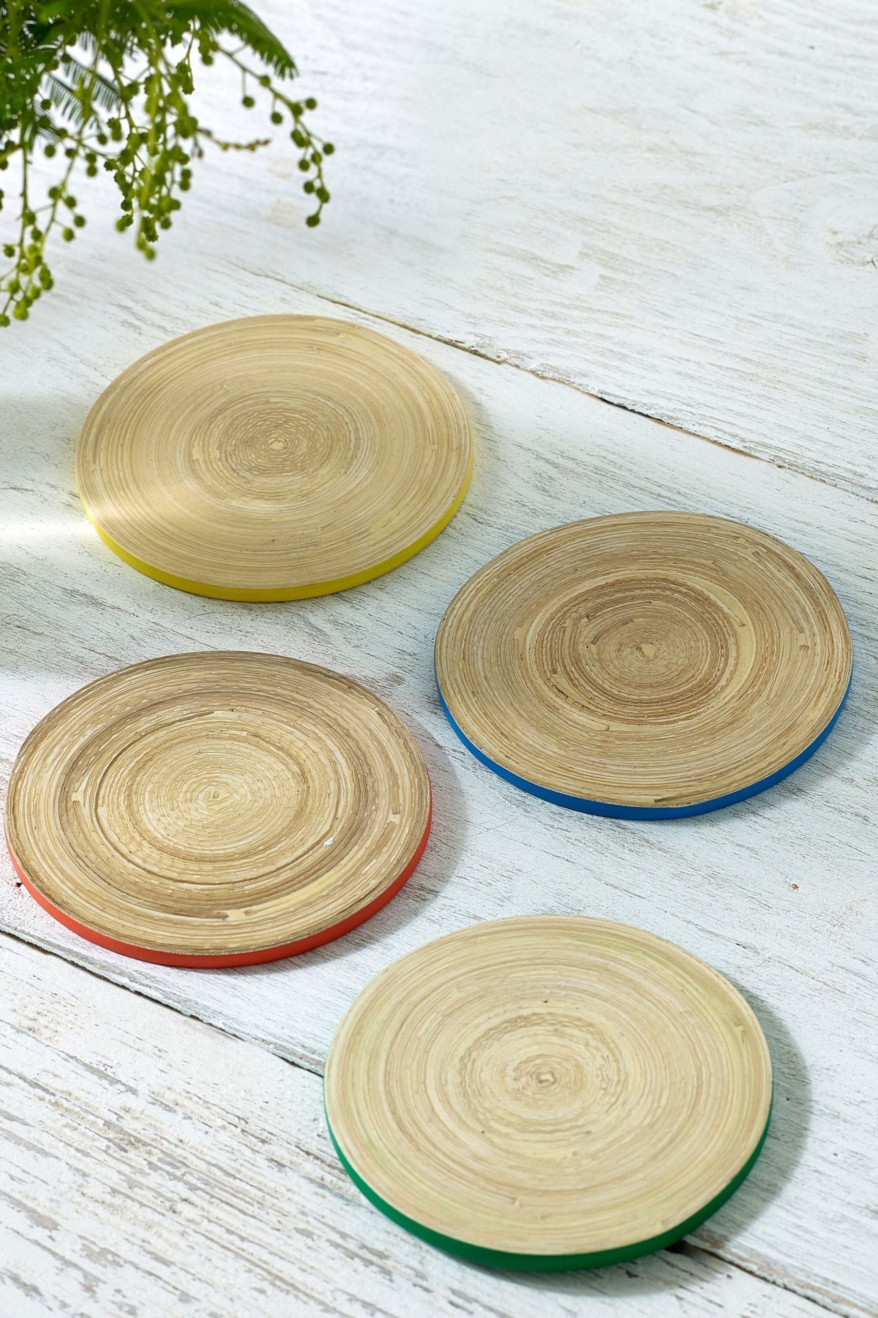 Buy Sur La Table Set of 4 Colour Me Happy Placemats & 4 Coasters from