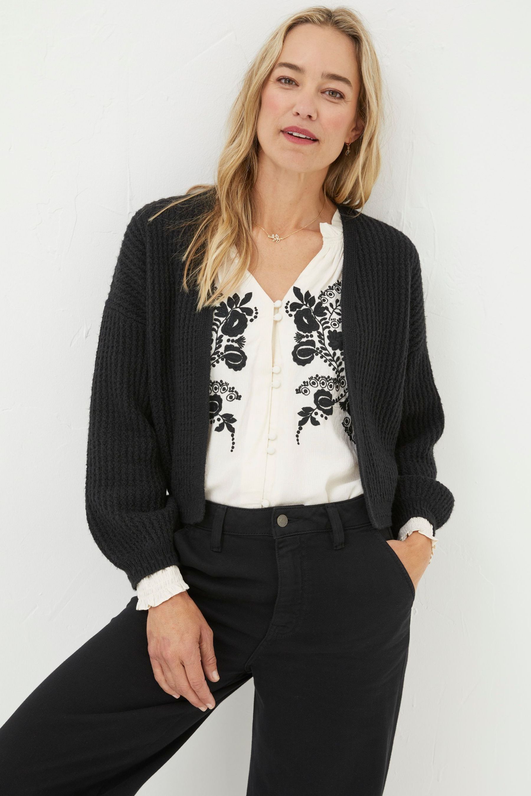 Buy FatFace Black Anna Cardigan from the Next UK online shop