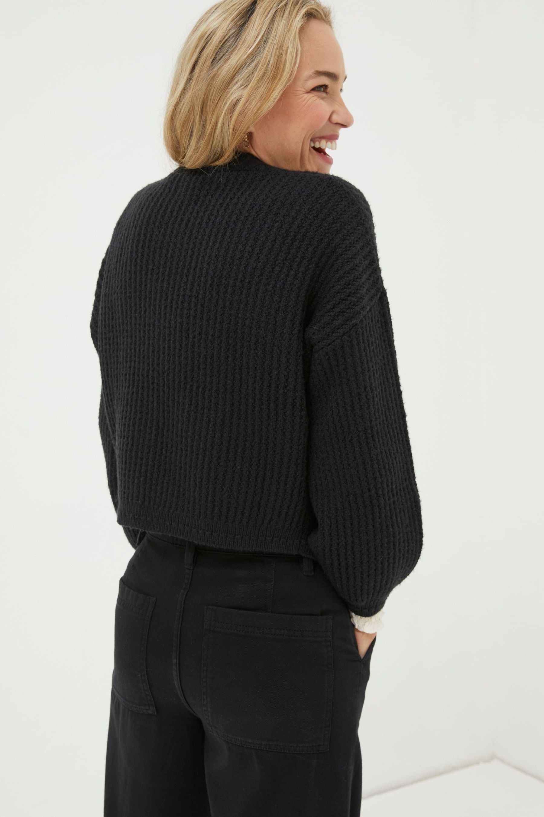 Buy FatFace Black Anna Cardigan from the Next UK online shop