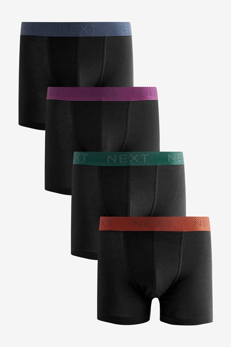 Ceinture noire de couleur riche en bambou - Signature Trunk Boxer - Image 1 of 1