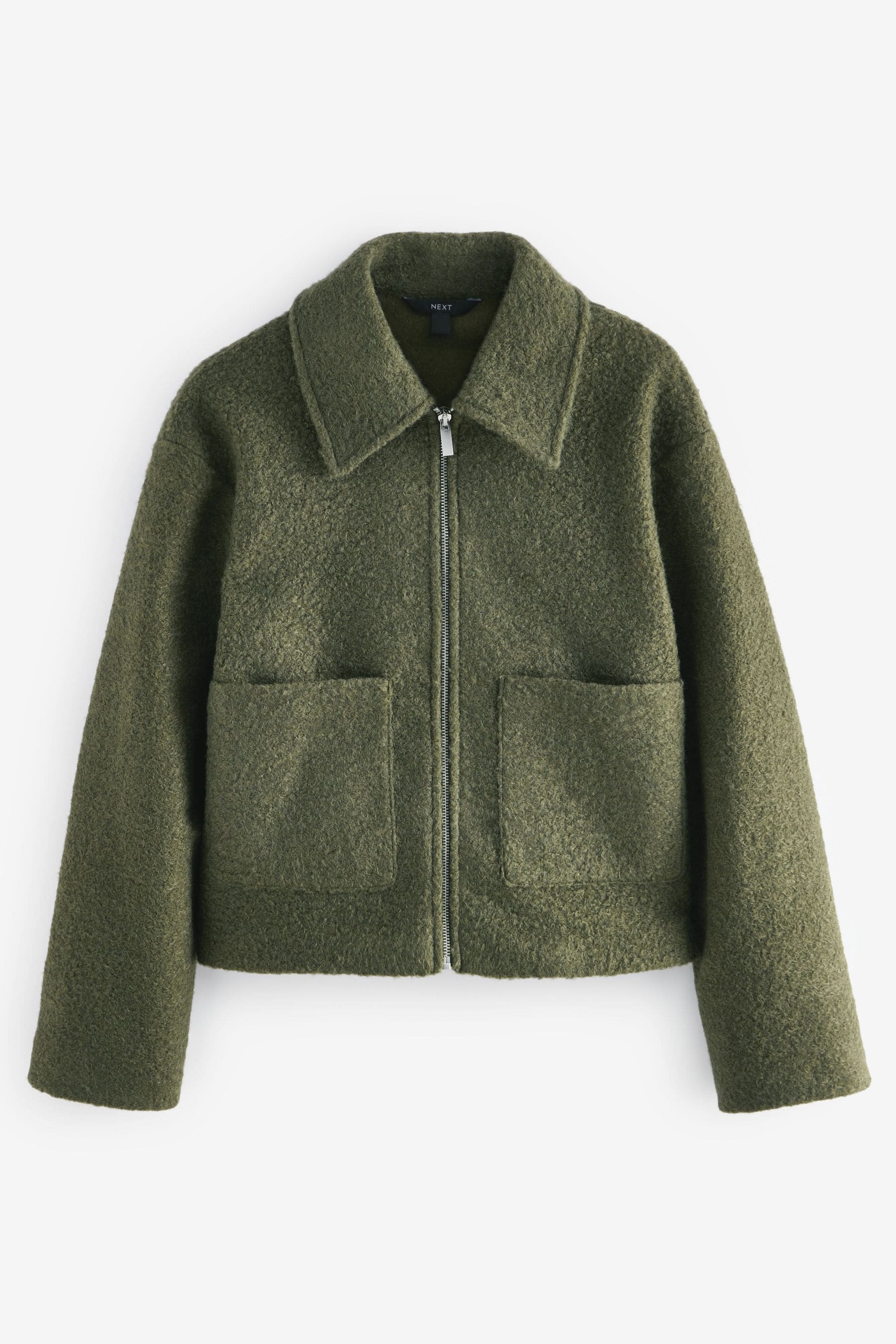 Olive green short jacket 2025