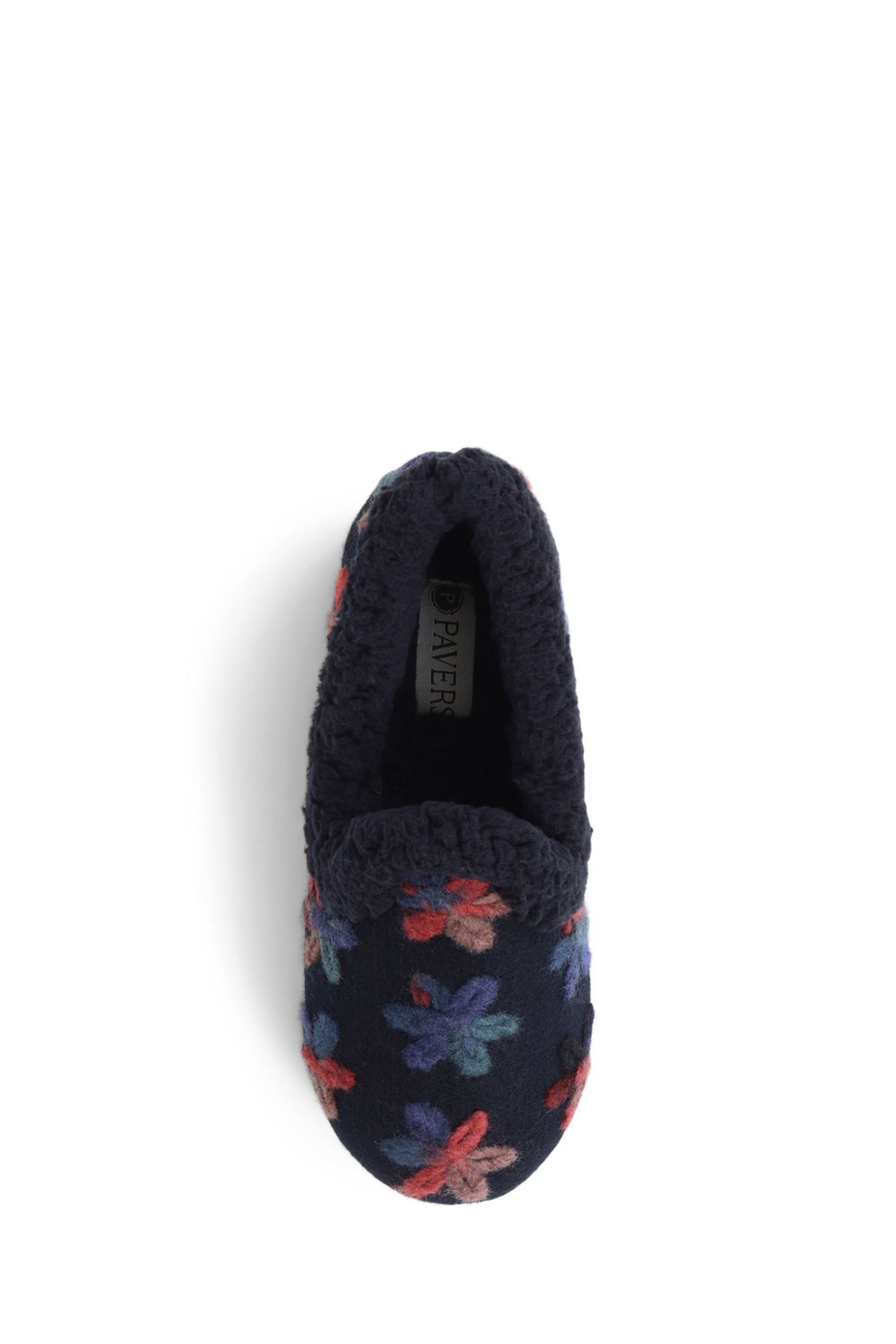 Buy Pavers Blue Fleece Lined Slippers from the Next UK online shop