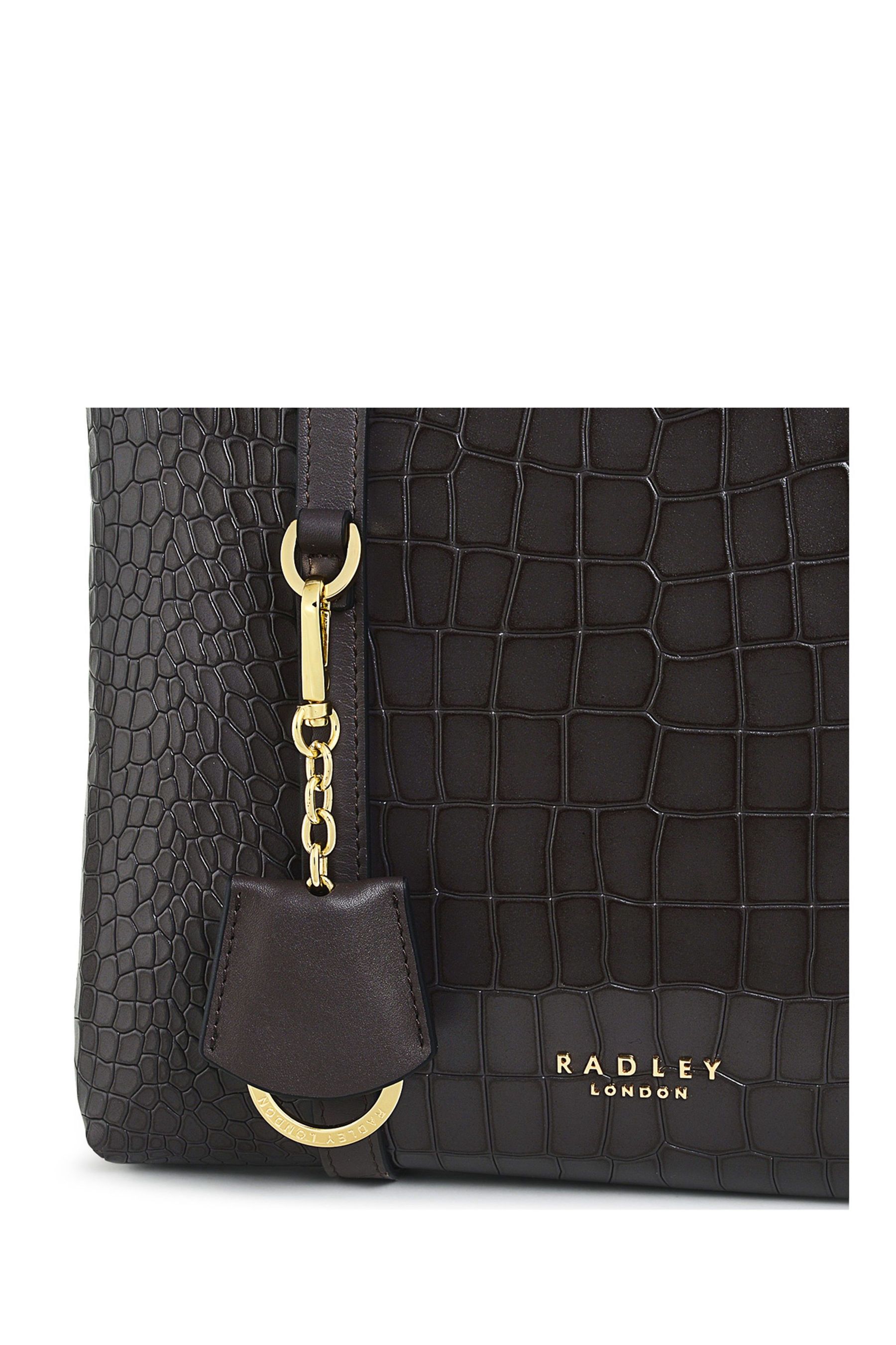 Buy Radley London Pockets 2.0 Faux Croc Medium ZipTop Cross Body Bag