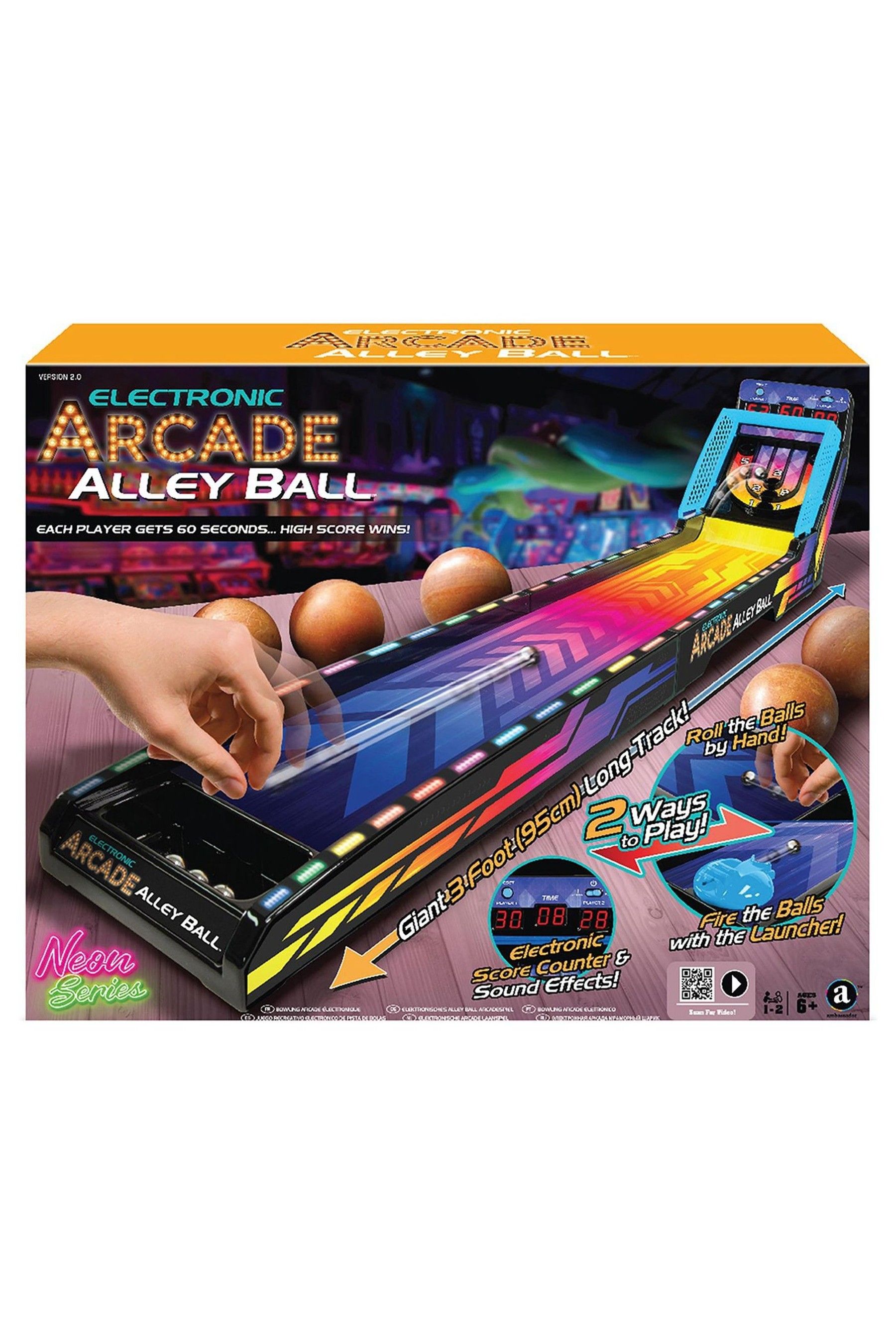 Buy MenKind Black Ambassador Games Electronic Arcade Alley Ball from