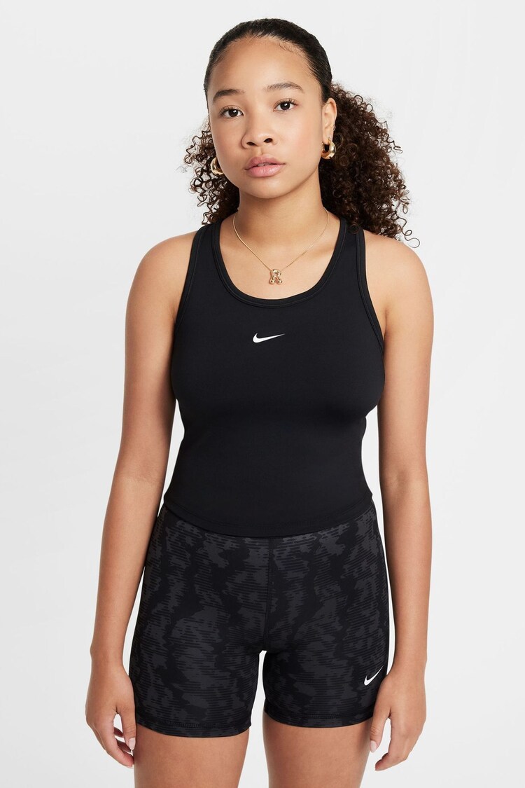 Nike Black One Dri-FIT Tank Vest Top - Image 1 of 1