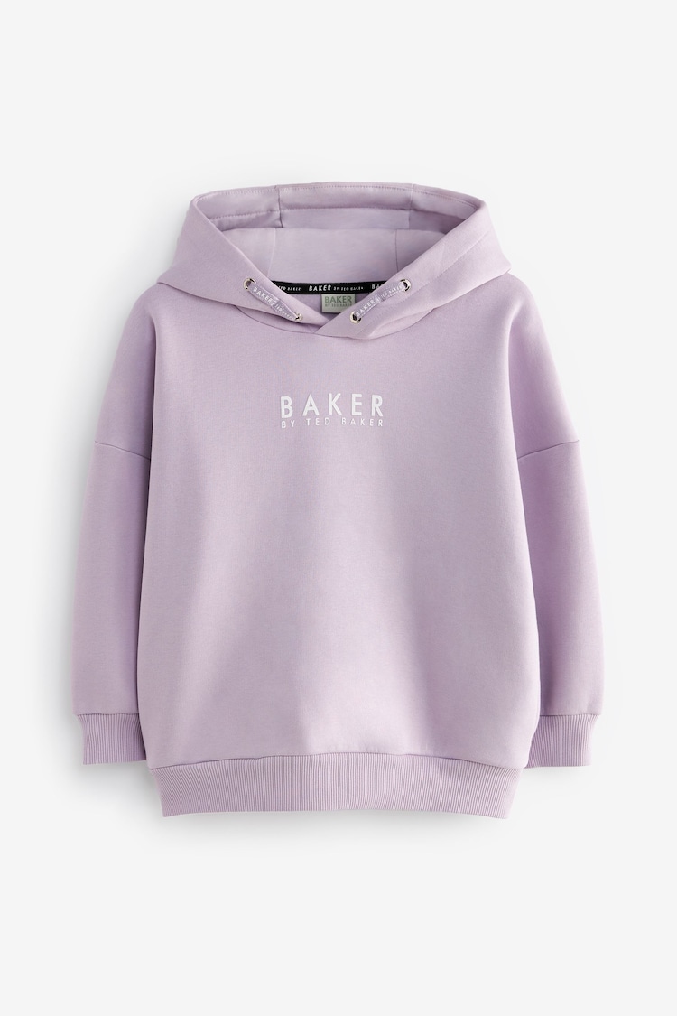 Lila vijolična - Baker by Ted Baker kapucar s prevelikim hrbtnim potiskom - Slika 1 iz 1