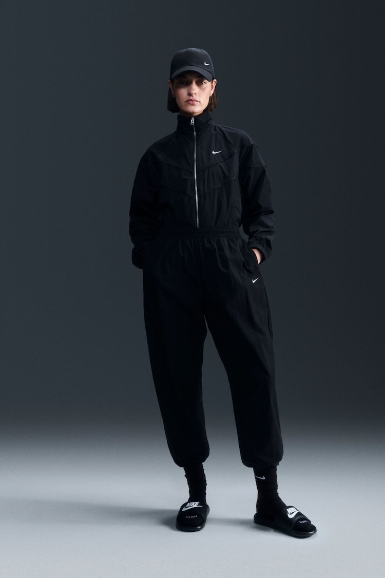 Nike Black Windrunner UV Protection Woven Full-Zip Jacket - Image 1 of 1