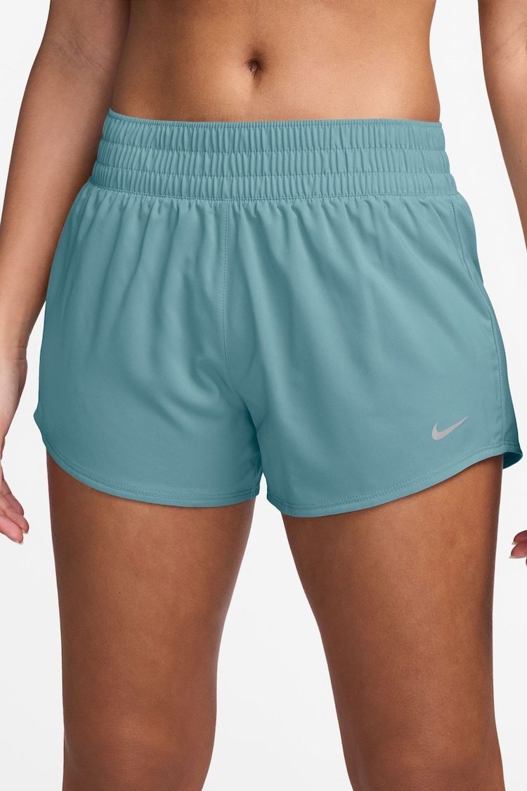 Nike Blue One Dri-FIT Mid-Rise 3" Brief Lined Shorts - Image 1 of 1