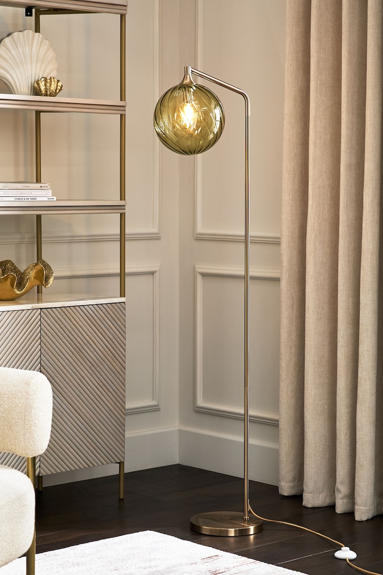 Green Freya Floor Lamp - Image 1 of 1