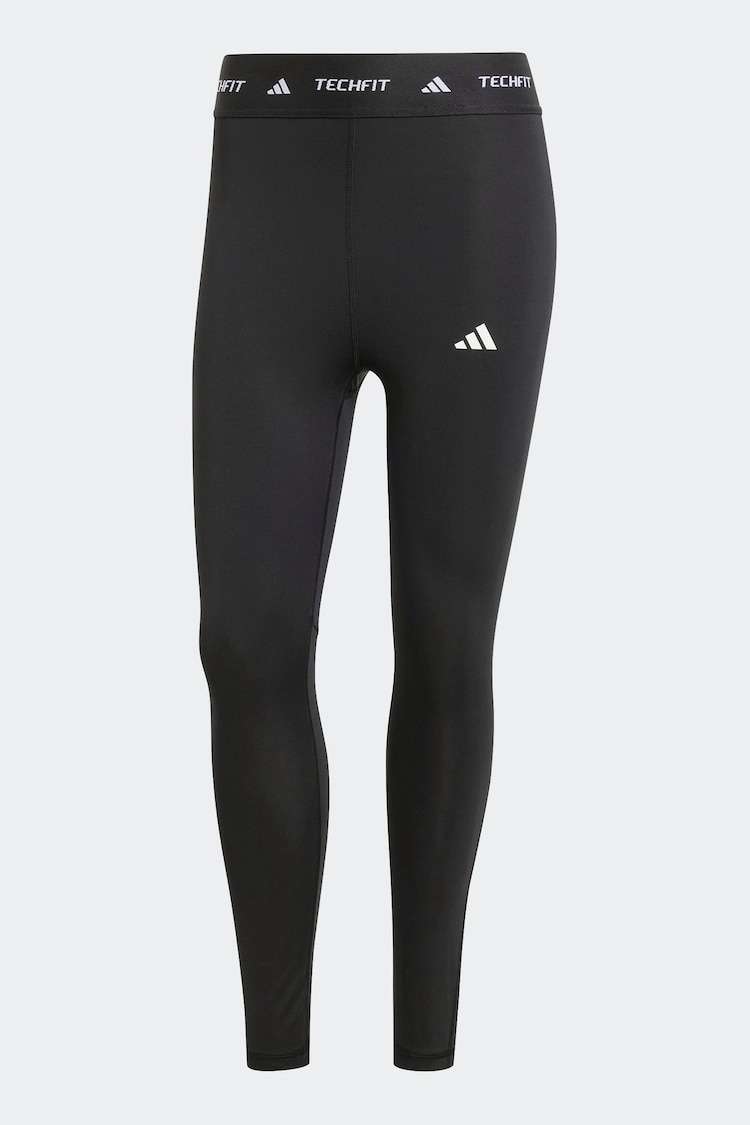 adidas Black TECHFIT 7/8 High Rise Leggings - Image 1 of 1