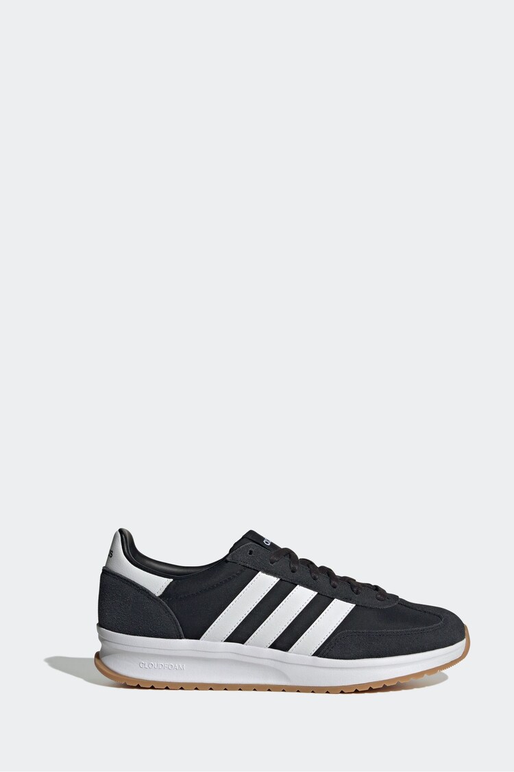 adidas Black Run 72s Trainers - Image 1 of 1