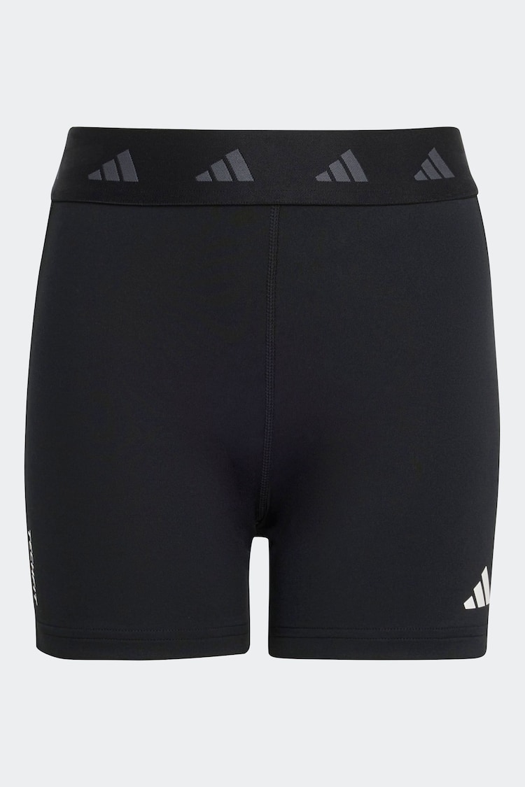 adidas Black Techfit Training Shorts - Image 1 of 1