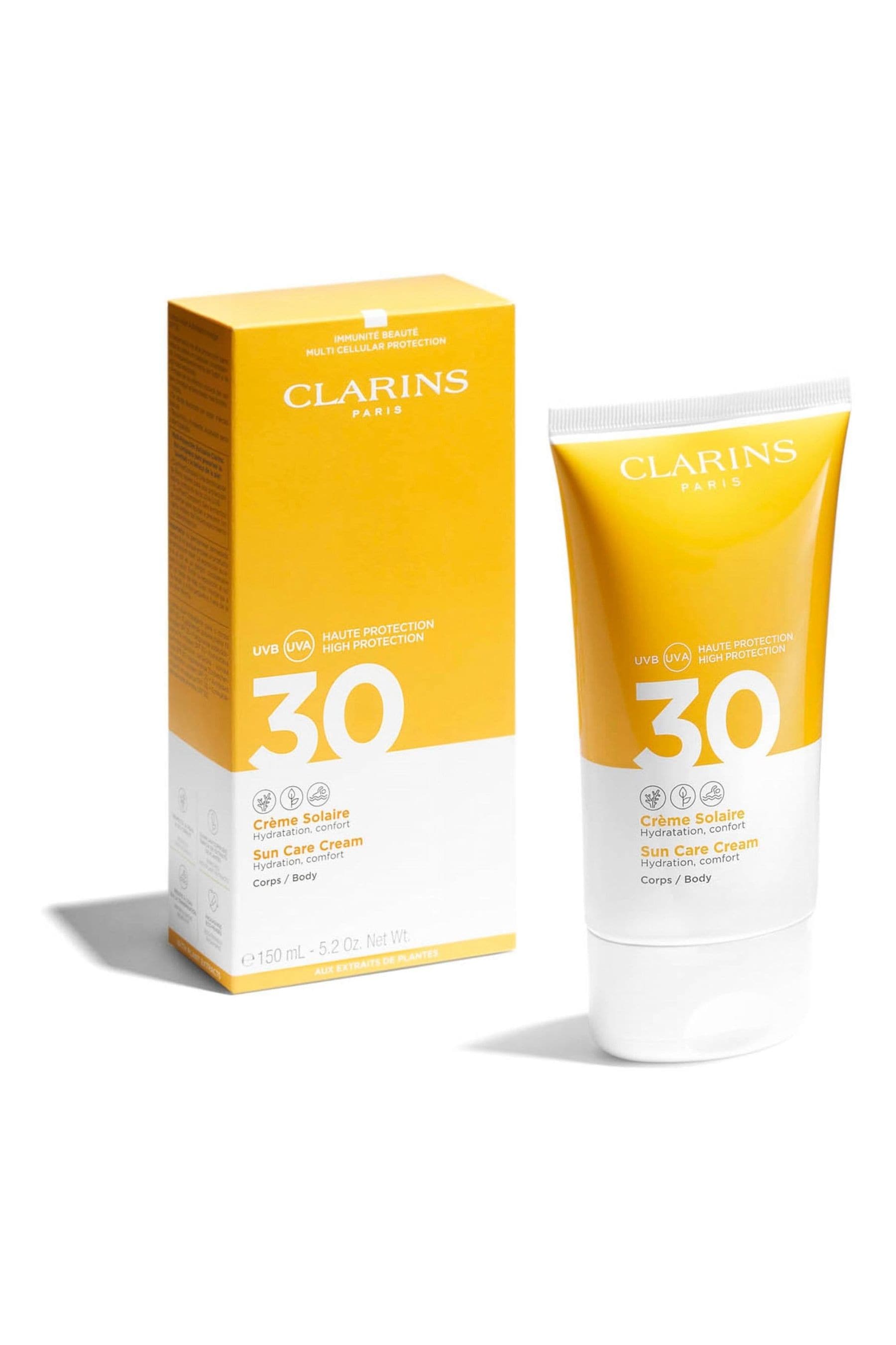Buy Clarins Sun Care Cream UVB/UVA 30 for Body 150ml from the Next UK