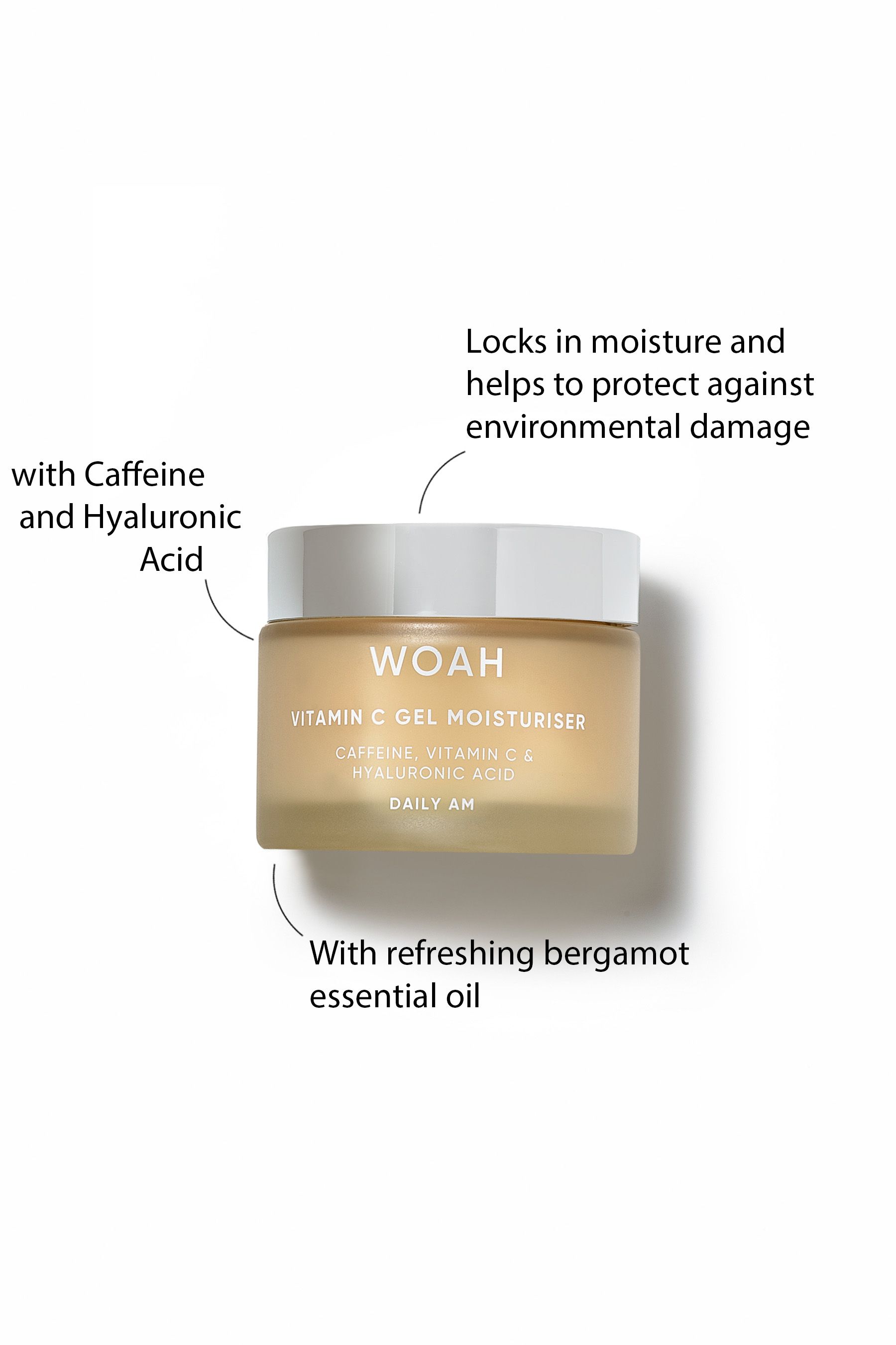 Buy WOAH by Next Vitamin C Gel Moisturiser 50ml Vegan Friendly from the