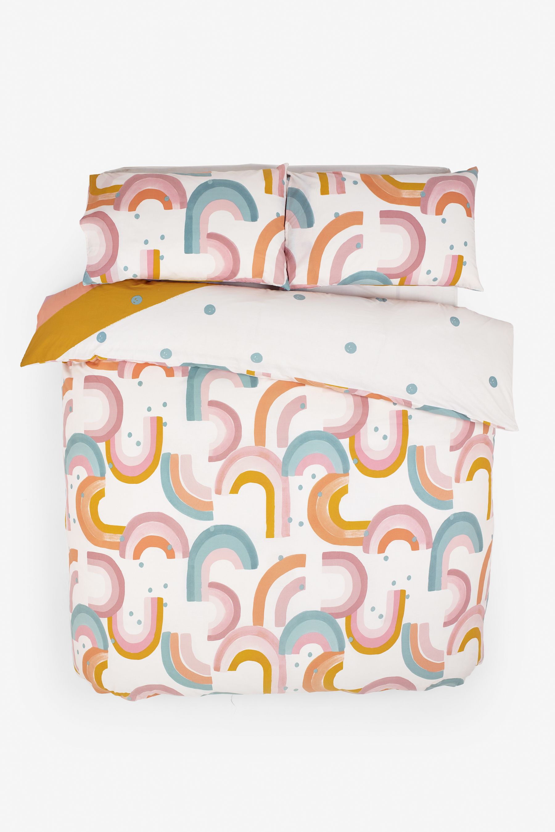 Buy Scandi Rainbow Reversible Duvet Cover and Pillowcase Set from the Next UK online shop